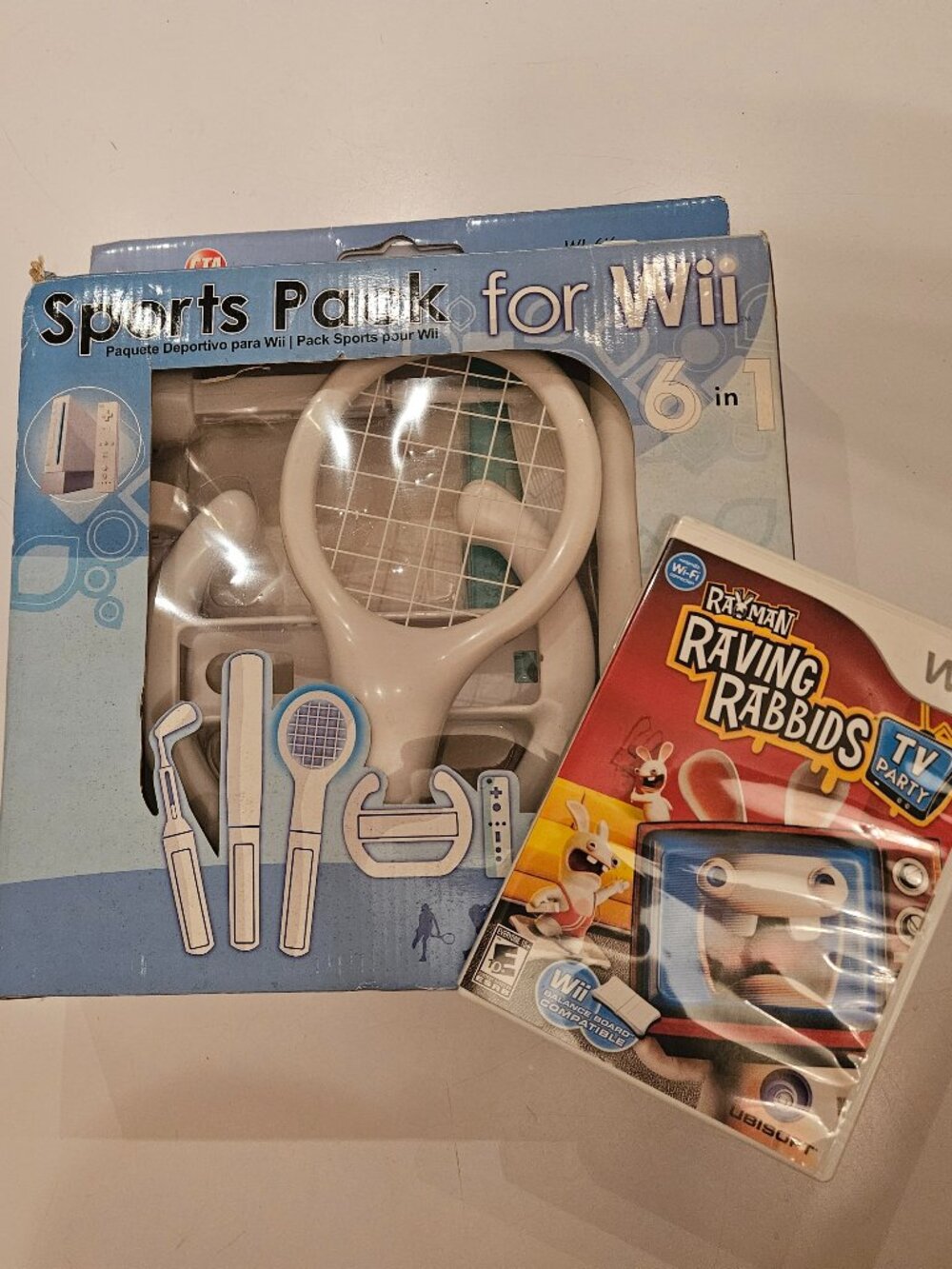 Wii Sports Pack and Raving Rabbids Game